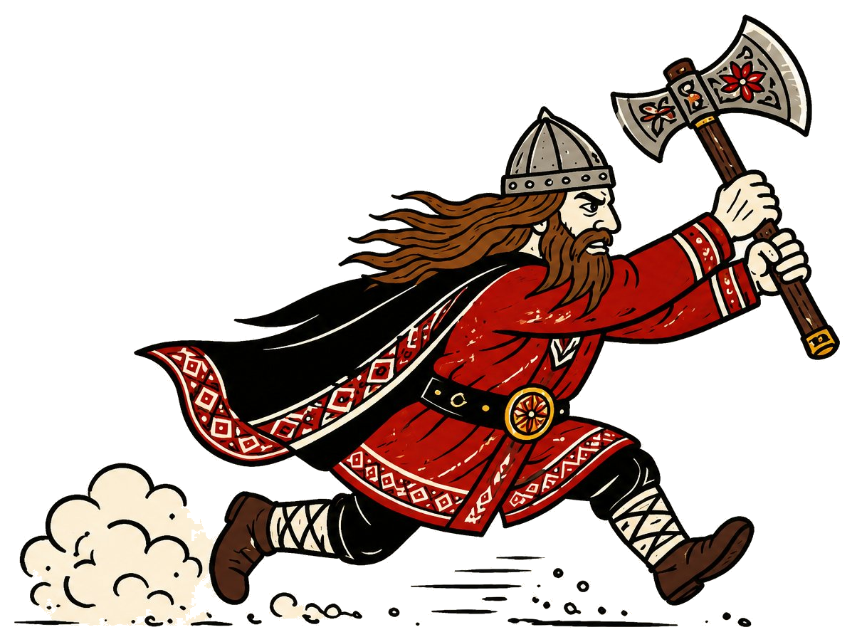 Holger Danske, the sleeping warrior of Kronborg — The Hungry Dane's pursuer character